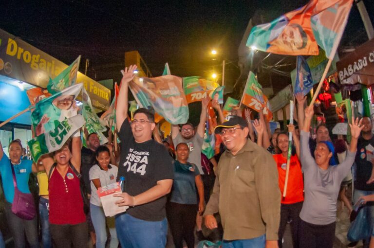 Primeiro no Avante, Hissa Abrahão é recebido por multidão da zona Leste a Oeste