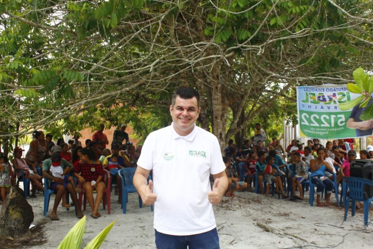 Israel Carvalho reúne apoiadores na Comunidade do Abelha