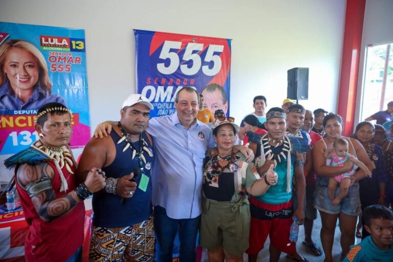Lideranças Kambeba do Alto Solimões confirmam apoio à candidatura do Senador Omar