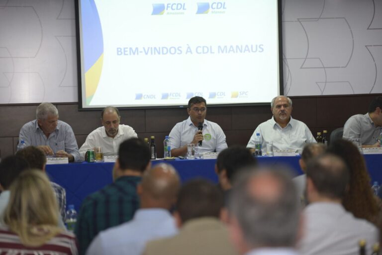 Wilson Lima apresenta plano de governo a integrantes da Câmara de Dirigentes Lojistas