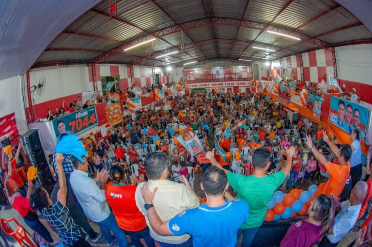 Projeto do Avante para Câmara Federal, Hissa Abrahão arrasta multidão na zona Leste de Manaus