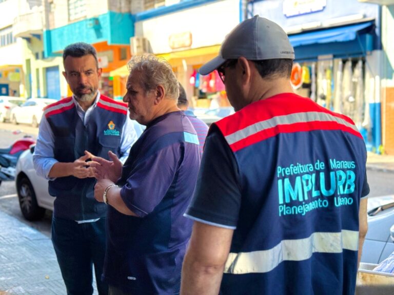 Fiscalização da Prefeitura de Manaus realiza 105 desobstruções durante ‘Mutirão no Bairro’ no Centro