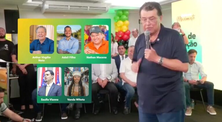 Eleições 2026: Eduardo Braga e Baleia Rossi anunciam novos filiados ao MDB Amazonas; veja vídeo