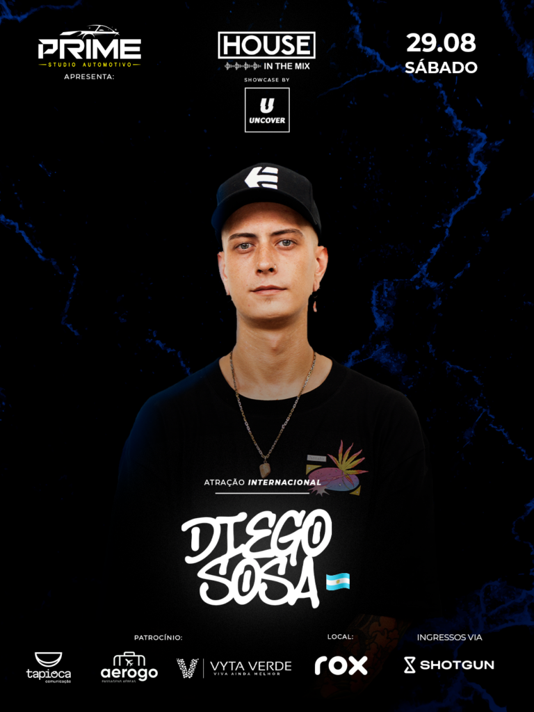 Manaus recebe atração internacional, Dj Diego Sosa no dia 29 de Agosto
